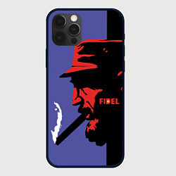Чехол для iPhone 12 Pro Fidel, цвет: 3D-черный