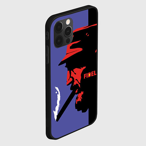 Чехол iPhone 12 Pro Fidel / 3D-Черный – фото 2