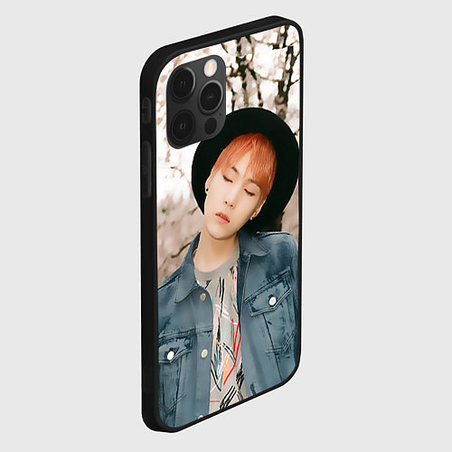 Чехол iPhone 12 Pro Min Yoon Gi / 3D-Черный – фото 2