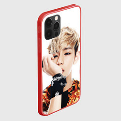 Чехол для iPhone 12 Pro Kim TaeHyung, цвет: 3D-красный — фото 2