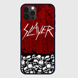 Чехол для iPhone 12 Pro Slayer Red, цвет: 3D-черный