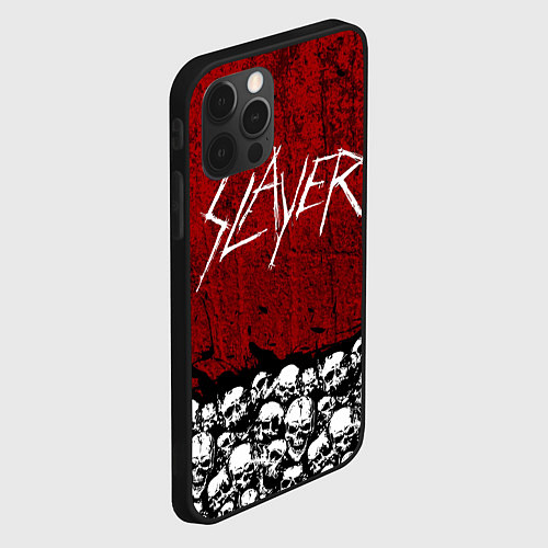 Чехол iPhone 12 Pro Slayer Red / 3D-Черный – фото 2