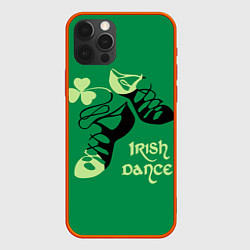 Чехол для iPhone 12 Pro Ireland, Irish dance, цвет: 3D-красный