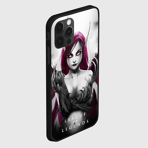 Чехол iPhone 12 Pro Cute Demon / 3D-Черный – фото 2