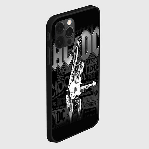 Чехол iPhone 12 Pro AC/DC: Rock You / 3D-Черный – фото 2