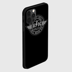 Чехол для iPhone 12 Pro AC/DC: Will never die, цвет: 3D-черный — фото 2