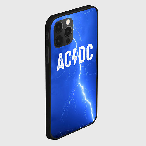 Чехол iPhone 12 Pro AC/DC: Lightning / 3D-Черный – фото 2
