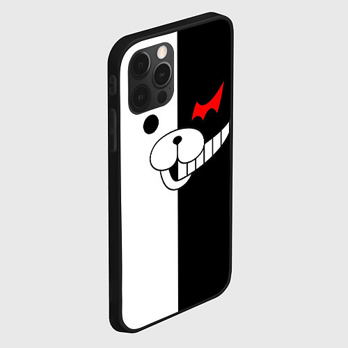 Чехол iPhone 12 Pro Monokuma / 3D-Черный – фото 2