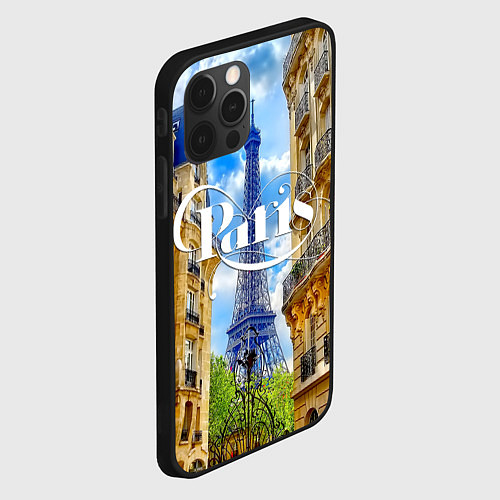 Чехол iPhone 12 Pro Daytime Paris / 3D-Черный – фото 2