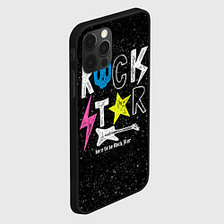 Чехол для iPhone 12 Pro Rock Star, цвет: 3D-черный — фото 2