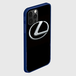 Чехол для iPhone 12 Pro Lexus, цвет: 3D-тёмно-синий — фото 2