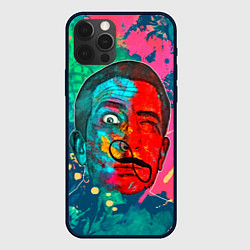 Чехол для iPhone 12 Pro Dali Art, цвет: 3D-черный