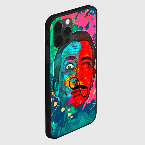 Чехол iPhone 12 Pro Dali Art / 3D-Черный – фото 2