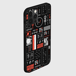 Чехол для iPhone 12 Pro 21 Pilots: Geometry, цвет: 3D-черный — фото 2