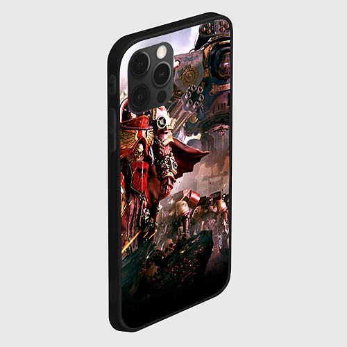 Чехол iPhone 12 Pro Warhammer 40k: Angelos / 3D-Черный – фото 2