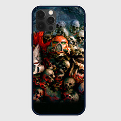Чехол для iPhone 12 Pro Warhammer 40k: Skulls, цвет: 3D-черный