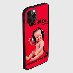 Чехол для iPhone 12 Pro Paparoach: Music Kid, цвет: 3D-черный — фото 2