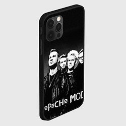 Чехол для iPhone 12 Pro Depeche Mode: mono, цвет: 3D-черный — фото 2