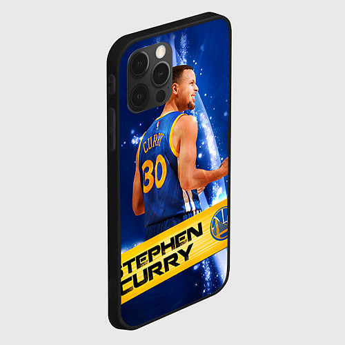 Чехол iPhone 12 Pro Golden State Warriors 8 / 3D-Черный – фото 2