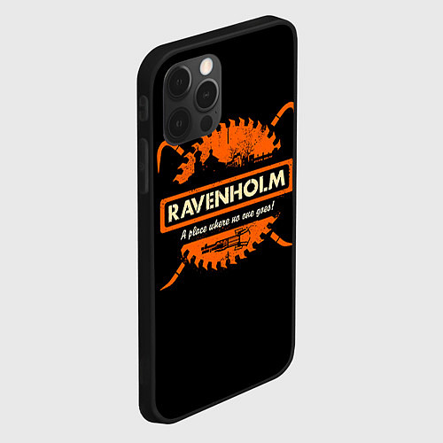 Чехол iPhone 12 Pro Ravenholm / 3D-Черный – фото 2