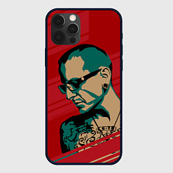 Чехол для iPhone 12 Pro Chester Bennington, цвет: 3D-черный