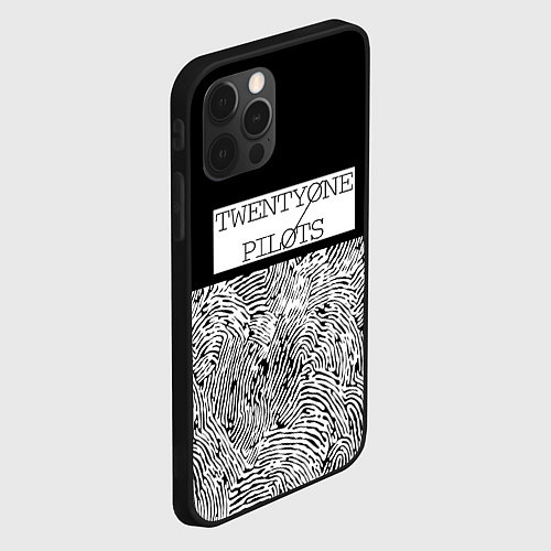 Чехол iPhone 12 Pro Twenty one pilots: Duo colour / 3D-Черный – фото 2