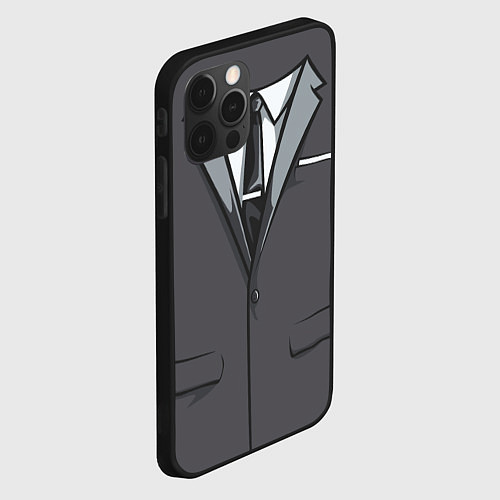 Чехол iPhone 12 Pro Костюм / 3D-Черный – фото 2