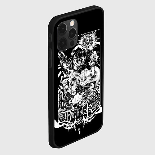 Чехол iPhone 12 Pro Dethklok: Metalocalypse / 3D-Черный – фото 2