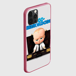 Чехол для iPhone 12 Pro Босс-молокосос, цвет: 3D-малиновый — фото 2