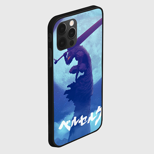 Чехол iPhone 12 Pro Berserk Night / 3D-Черный – фото 2