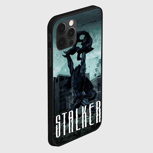 Чехол iPhone 12 Pro STALKER: Pripyat / 3D-Черный – фото 2
