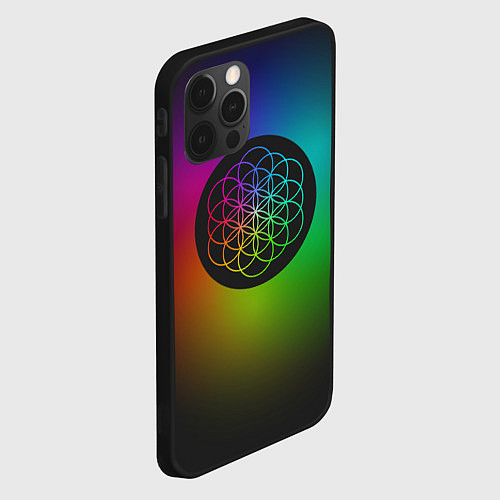 Чехол iPhone 12 Pro Coldplay Colour / 3D-Черный – фото 2