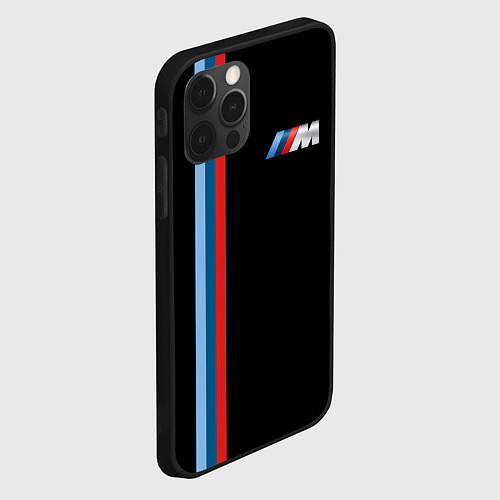 Чехол iPhone 12 Pro BMW BLACK COLLECTION БМВ / 3D-Черный – фото 2