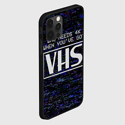 Чехол для iPhone 12 Pro 4K VHS, цвет: 3D-черный — фото 2