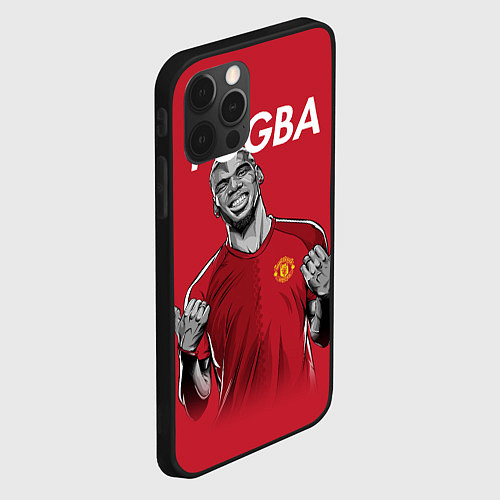 Чехол iPhone 12 Pro FC MU: Pogba / 3D-Черный – фото 2