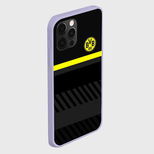 Чехол iPhone 12 Pro FC Borussia 2018 Original #3 / 3D-Светло-сиреневый – фото 2