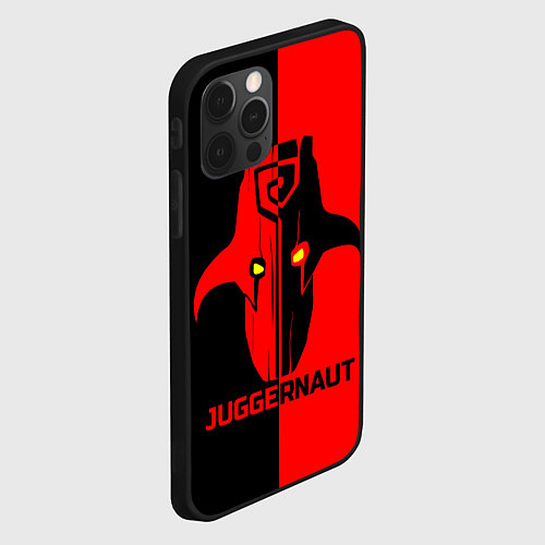 Чехол iPhone 12 Pro Juggernaut Blood / 3D-Черный – фото 2