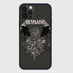 Чехол для iPhone 12 Pro Metallica - octopus, цвет: 3D-черный