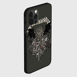 Чехол для iPhone 12 Pro Metallica - octopus, цвет: 3D-черный — фото 2