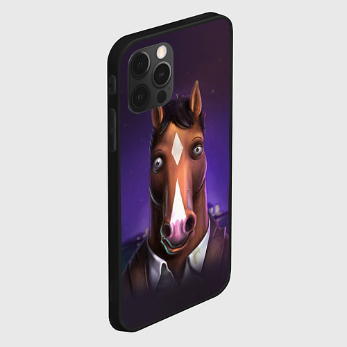 Чехол iPhone 12 Pro BoJack / 3D-Черный – фото 2