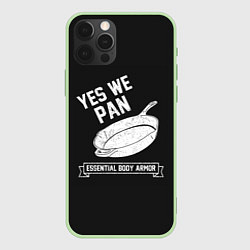 Чехол для iPhone 12 Pro Yes We Pan, цвет: 3D-салатовый