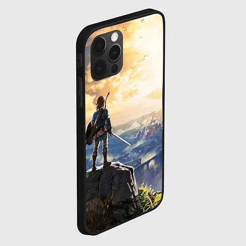 Чехол iPhone 12 Pro Knight Link / 3D-Черный – фото 2