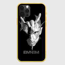 Чехол для iPhone 12 Pro Eminem B&G, цвет: 3D-желтый