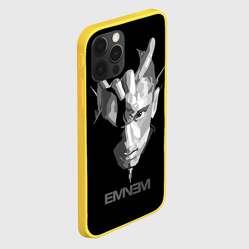 Чехол iPhone 12 Pro Eminem B&G / 3D-Желтый – фото 2