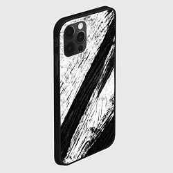Чехол для iPhone 12 Pro Белый и черный, цвет: 3D-черный — фото 2
