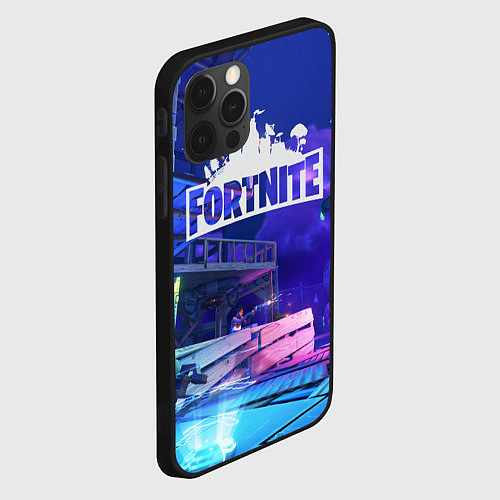 Чехол iPhone 12 Pro Fortnite Studio / 3D-Черный – фото 2