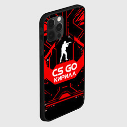 Чехол для iPhone 12 Pro CS:GO - Кирилл, цвет: 3D-черный — фото 2