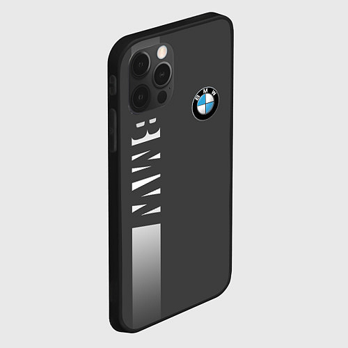 Чехол iPhone 12 Pro BMW SPORT / 3D-Черный – фото 2