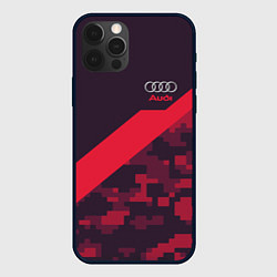 Чехол iPhone 12 Pro Audi: Red Pixel