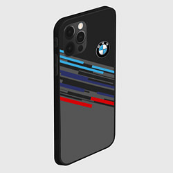 Чехол для iPhone 12 Pro BMW BRAND COLOR, цвет: 3D-черный — фото 2